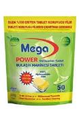 MEGA POWER 50LI BULASIK TABLETI  Ünimar Süpermarket