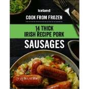 ICELAND 16PK IRISH PORK SAUSAGE 800GR  Ünimar Süpermarket