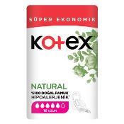 KOTEX NATURAL QUAD.UZUN 18LI  Ünimar Süpermarket