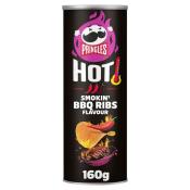 PRINGLES HOT SMOKIN BBQ RIBS 160GR  Ünimar Süpermarket