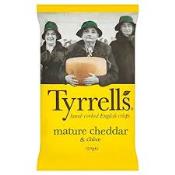 TYRELLS MATURE CHEDDAR&CHIVES 150GR  Ünimar Süpermarket
