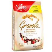 SANTE GRANOLA WHITE CHOC.&STRAW.350 GR  Ünimar Süpermarket