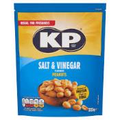 KP SALT/VINEGAR PEANUTS 225G.  Ünimar Süpermarket