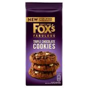 FOX'S TRIPLE CHOC.CHUNKIE COOKIE 180GR  Ünimar Süpermarket